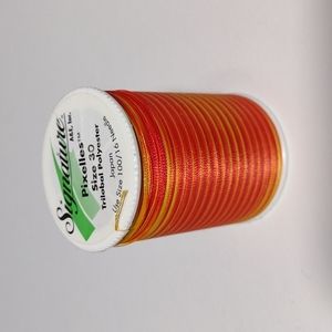 2/$20 Signature Pixelles Variegated Thread 500 YDS M30 Sunrise Rare